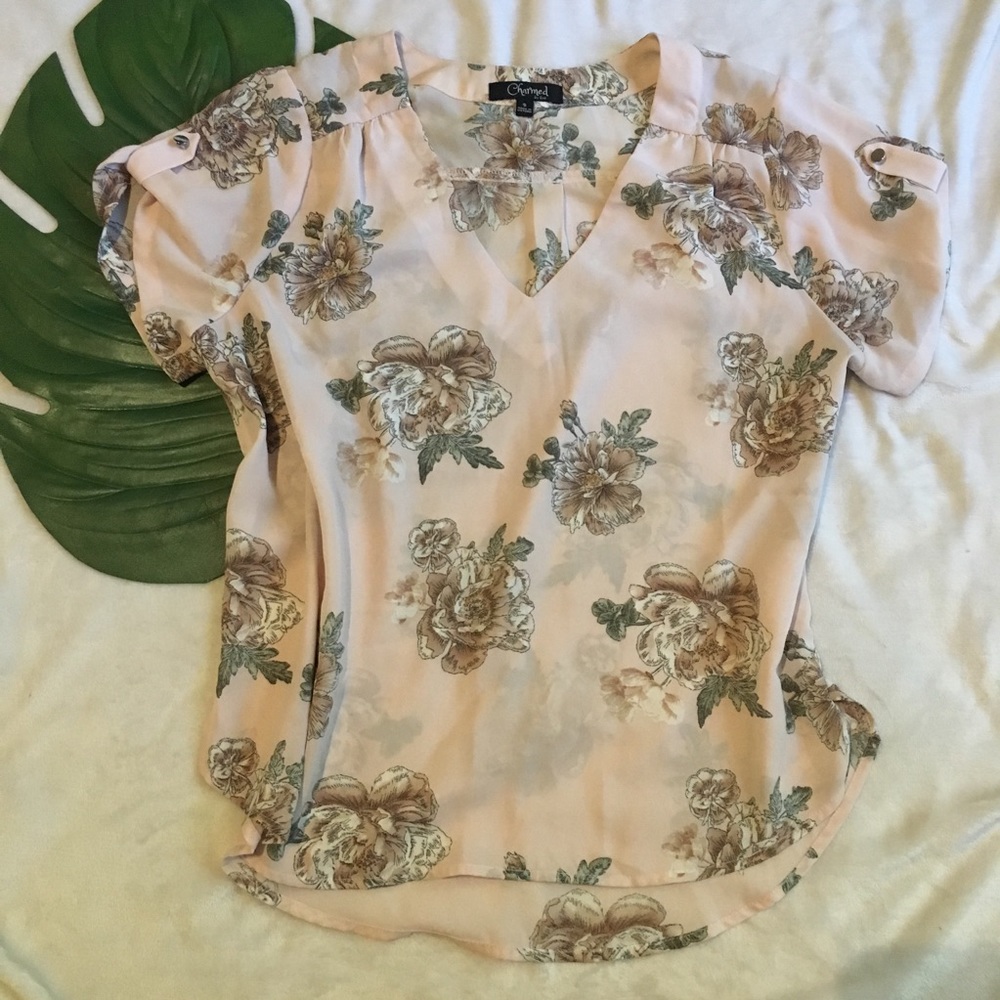 Floral Short Sleeved Shirt